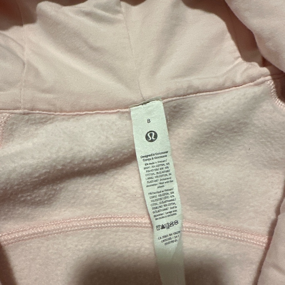 EUC LULULEMON CROPPED SCUBA - Picture 3 of 5